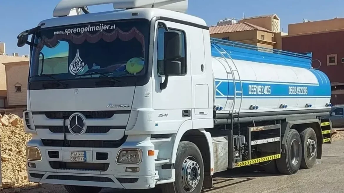 خدمة وايت ماء 32 طن جنوب الرياض للمباني التجارية